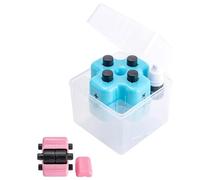 Rouleau de mathématiques 4 en 1, rouleau de tampon mathématique, ajout aléatoire, soustraction, multiplication et pratique à remplir, tampons pédagogiques numériques avec recharge d'encre, utilisation