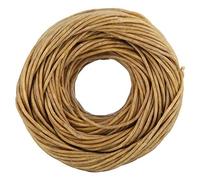 Rouleau de mèche de Bougie, mèche de Bougie en Cire d'abeille avec mèche en Fibre Naturelle mèche de Bougie parfumée de 200 Pieds pour la Fabrication de Bougies Bricolage(Marron foncé)