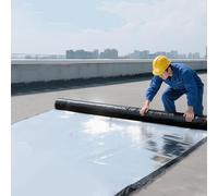 Rouleau de membrane d'étanchéité auto-adhésive en aluminium pour réparation de toit, joint d'étanchéité pour gouttières et tuyaux, 10 x 100 cm