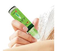 Rouleau de menthe poivrée sur huile de menthe poivrée - 12 ml - Soutien naturel à l'huile essentielle et vertiges rapides - Lutte contre le mal des transports avec un