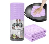 Rouleau De Microfibre Absorbant Chiffons réutilisables déchirables 25 x 25