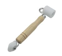 Rouleau de mortage sonore - outil à double tête de 8,86 pouces pour la, courtepointe avec une fonction lisse, isolation de bruit pour papier peint en voiture, pom en bois, ensemble de stockage