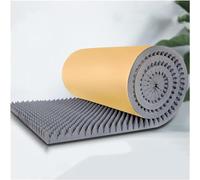Rouleau de mousse acoustique 5 m, panneau insonorisant ignifuge de 5 cm d'épaisseur, tapis acoustique double couche autocollant (35 m)