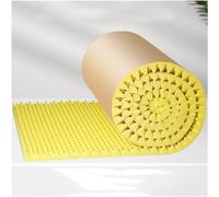 Rouleau de mousse d'insonorisation 5 m/rouleau, tapis d'isolation phonique ignifuge auto-adhésif, panneaux de mousse acoustique découpables de 3 cm d'épaisseur15 m(Giallo)