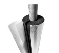 Rouleau de mousse d'isolation de tuyau de qualité supérieure - Tube pré-fendu pour la conservation de la chaleur Idéal pour les tuyaux de 16 à 76 mm Parfait pour l'irrigation et la plomberie en hiver