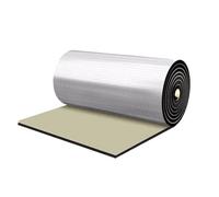 Rouleau De Mousse Isolante Réfléchissante En Feuille D'aluminium, 1 X 10 M, Isolation Thermique Performante For Toitures, Murs Et Véhicules, Insonorisant NBR Auto-adhésif(20mm)