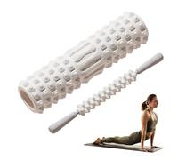 Rouleau de mousse pour le dos - Rouleau de yoga EVA à densité moyenne | Rouleaux en mousse pour exercices | Rouleaux portables auto-massants pour bras, dos, hanches, muscles, outil d'étirement pour