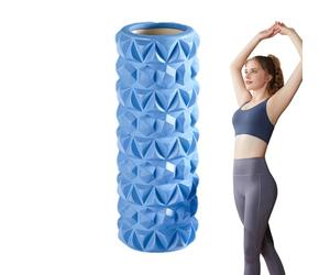 Rouleau de mousse pour le yoga, mousse de tissu profond structuré en mousse | Libération de points de déclenchement myofascia, améliore la régénération musculaire dans les jambes et les pauvres