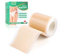 Rouleau De Pansement En Silicone(1.6"X60"/4cmx150cm), Feuilles De Cicatrice En Silicone,Pour Les Cicatrices CauséEs Par CéSarienne, Chirurgie, BrûLures, RéUtilisables, couleur chair
