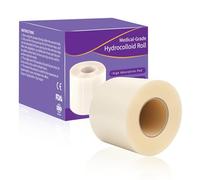 Rouleau de pansement hydrocolloïde 5 cm x 5 m, pansement hydrocolloïde, bandelette hydrocolloïde, bandelette coupée sur mesure pour ampoules, acné et petites plaies