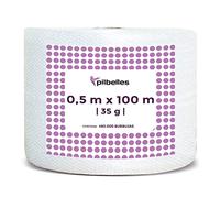 Rouleau de papier à bulles de 50 cm de large et 100 mètres de longueur | Rouleau à bulles emballage, déménagement, expédition, protection