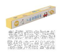Rouleau de papier à colorier pour enfants - Rouleau de papier à peindre géant - Rouleau de papier pour enfants - Art - Peinture - Dessin - Papier de remplissage