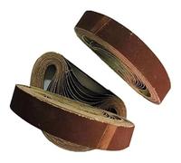 Rouleau de papier abrasif, 50 pièces, 330 x 20 mm, for ponceuse pneumatique, petite bande abrasive, espace annulaire, rainure profonde, soudure(400#)