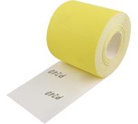 Rouleau De Papier Abrasif, 93 Mm X 10 Mètres Grain 240 Papier De Verre Quartz Pour Le Bois, Le Métal, La Peinture, Le Plâtre, Le Mastic, L'automobile, Compatible Avec Les Ponceuses Manuelles