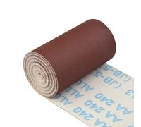 Rouleau de papier abrasif en tissu émeri de 5 m pour une utilisation sur des surfaces profilées incurvées et irrégulières lors de la sculpture (240#)