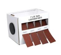 Rouleau de papier abrasif, grain 150, 240, 320, 400, ruban de polissage, bande d'oxyde d'aluminium, rouleaux abrasifs, rouleau de toile émeri