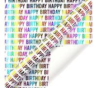 Rouleau de papier cadeau d'anniversaire multifonction - Matériaux robustes - Rouleaux à pois avec couleur vive pour décoration de festival