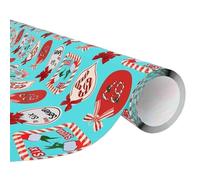 Rouleau de papier cadeau de Noël - Mini rouleau de papier cadeau amusant Six Seven Meme pour Noël Secret Santa & Gag Cadeaux 90/180/450 x 50 cm