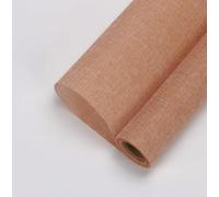 Rouleau de papier cadeau en lin style coréen 48 x 450 cm vintage naturel bouquet emballage cadeau pour Saint-Valentin, mariage, fête d'anniversaire (champage)