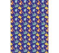 Rouleau de papier cadeau Pokémon Bleu 2 m