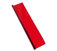 Rouleau de papier cellophane rouge 25 feuilles 50 x 65 cm