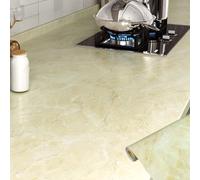 Rouleau de papier contact marbre auto-adhésif pour comptoirs de cuisine et placards, facile à utiliser, durable, parfait pour la rénovation de la maison et les projets de bricolage