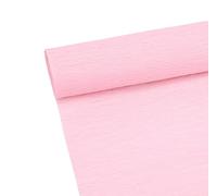 Rouleau de papier crépon de qualité supérieure de 70g pour la fabrication de fleurs, blanc, vert, rose, 25 cm de large, 2,5 m de long (rose)