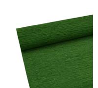 Rouleau de papier crépon de qualité supérieure pour la fabrication de fleurs,25 cm de Largeur, 2,5m de Longue (vert forêt)