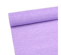 Rouleau de papier crépon de qualité supérieure pour la fabrication de fleurs,25 cm de Largeur, 2,5m de Longue (lilas)