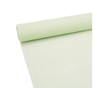 Rouleau de papier crépon de qualité supérieure pour la fabrication de fleurs - 70 g - Blanc, vert, rose, 25,4 cm de large - 2,4 m de long - Vert pâle