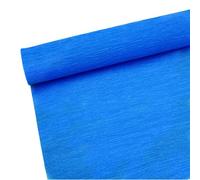 Rouleau de papier crépon de qualité supérieure pour la fabrication de fleurs bleu roi,25 cm de Largeur, 2,5m de Longue