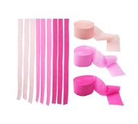 Rouleau de papier crépon pour serpentins et pompons Rose 22 m