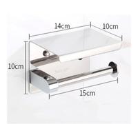 Rouleau De Papier De Cuisine Auto-Adhésif, Support Mural De Papier Toilette En Acier Inoxydable, Accessoires De Serviette De Toilette