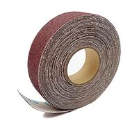 Rouleau de papier de verre 60 Grit 8m x 2,5 cm Toile d'émeri à l'oxyde d'aluminium Papier de verre abrasif pour meubles, bois, finition, ponçage des métaux, polissage des voitures