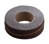 Rouleau de papier de verre émeri 25 mm x 6 m - Papier de verre polyvalent for le polissage du métal et du bois, grain 150-600, support en nylon(320grit)