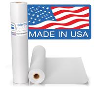 Rouleau de papier kraft blanc de 45,7 cm x 30,5 m pour emballer et fumer la viande, papier barbecue pour une croûte de poitrine parfaite - Papier de sublimation durable, non enduit et non ciré de