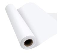 Rouleau de papier kraft de qualité industrielle de 38,1 x 101,6 cm, papier kraft blanc, papier d'emballage pour déménagement, emballage, emballage cadeau, art mural, chemin de table, revêtement de sol