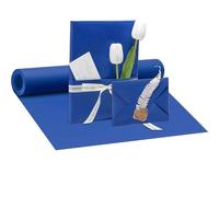 Rouleau de papier kraft pour loisirs créatifs, dessin, emballage cadeau, art mural - Bleu marine - 44,5 cm x 15 m