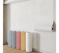 Rouleau de papier peint auto-adhésif thermique à décoller et à coller, revêtement mural texturé isolant de 3 mm d'épaisseur for les mauvais murs froids du plafond de la cuisine(White,1000 x 50 cm)