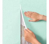 Rouleau de papier peint autocollant - 5 mm d'épaisseur, isolation thermique insonorisante, panneaux muraux imperméables, autocollants amovibles anti-collision texturés en lin