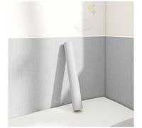 Rouleau de Papier Peint Autocollant, Imperméable, Résistant aux Taches, Résistant à L'humidité, 5mm Isolation Thermique Autocollant Mural pour Décoration d'intérieur