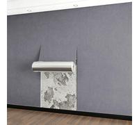 Rouleau de Papier Peint Isolant Thermique Autocollant - Revetement Mural Adhesif - Panneau Isolation Thermique et Anti Humidité pour Mur Intérieur - Texture Lin(Gray 7mm,50 x 3000 cm)