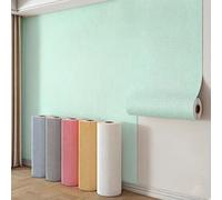 Rouleau de papier peint thermique auto-adhésif à décoller et à coller, revêtement mural texturé isolant de 3 mm d'épaisseur pour murs froids du plafond de la cuisine (Lake Green,1000 x 50 cm)