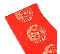 Rouleau de Papier pour la Fête du Printemps, Papier Xuan Rouge Papier à Distique Chinois Calligraphie Chinoise Papier Rouge Papier de Riz Rouge pour la Décoration du Nouvel An Chinois