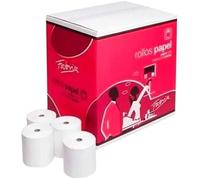 Rouleau de papier thermique - FABRISA - 80 x 80 mm - Blanc - Lot de 6 - Qualité supérieure