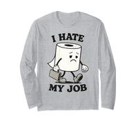 Rouleau de Papier Toilette rétro avec Inscription « I Hate My Job » Manche Longue