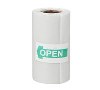 Rouleau de papier translucide autocollant for mini-imprimante thermique directe 57 x 25 mm(10PCS transparent)