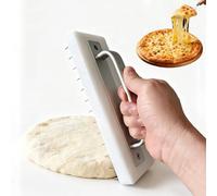 Rouleau de pâte à pizza avec pointes, en acier inoxydable pour croûtes squameuses, outil de cuisson facile à nettoyer pour pizza, pain, pâtisserie