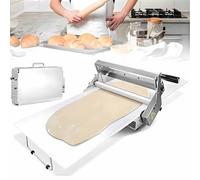 Rouleau de pâte commercial, machine à rouler la pâte manuelle, épaisseur réglable pour la boulangerie et la fabrication de pizzas