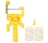 Rouleau de Peintre à Rouleaux de Brosse à Rouleaux de Rechange à Peinture avec Poignée Universelle pour Le Plafond et Les Murs, Coupe-Bord et Séparation des Couleurs